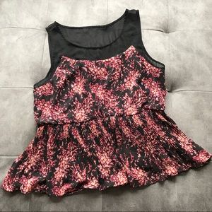 LC Lauren Conrad peplum tank